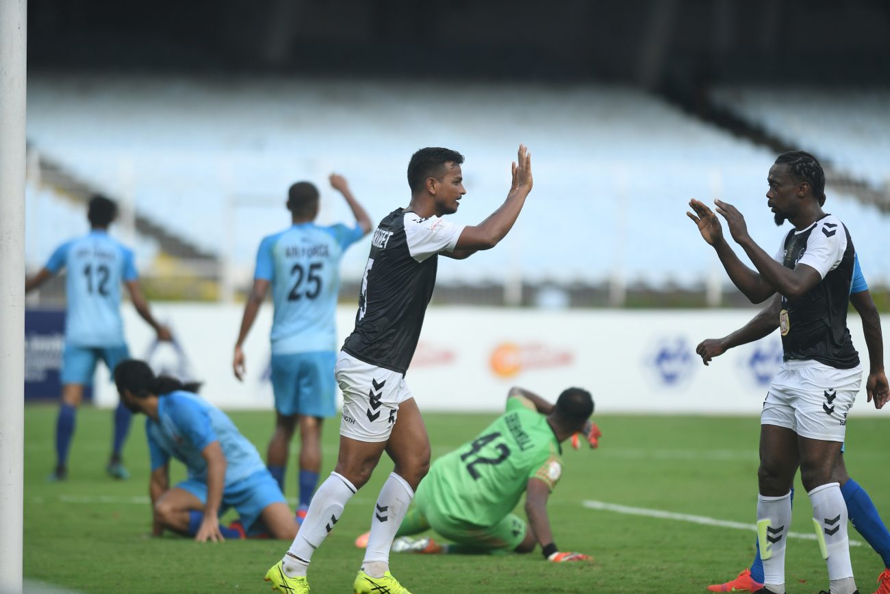 Mohammedan SC celebrates their goal | NewsFile Online